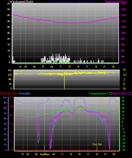 24 Hour Graph for Day 12