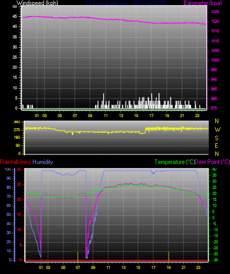 24 Hour Graph for Day 20