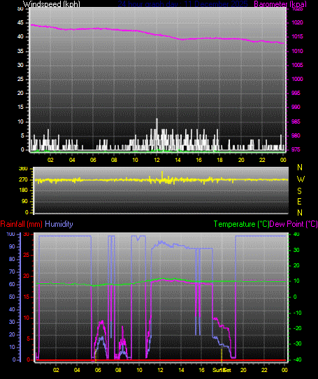 24 Hour Graph for Day 11