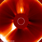 Latest LASCO C2 image of the Sun
