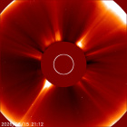 Latest LASCO C2 image of the Sun