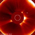 Latest LASCO C2 image of the Sun