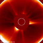 Latest LASCO C2 image of the Sun