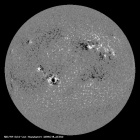 Latest SDO/HMI Magnetogram image of the Sun