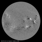 Latest SDO/HMI Magnetogram image of the Sun