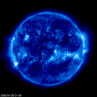 Click for time-lapse image of the sun