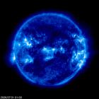 Click for time-lapse image of the sun